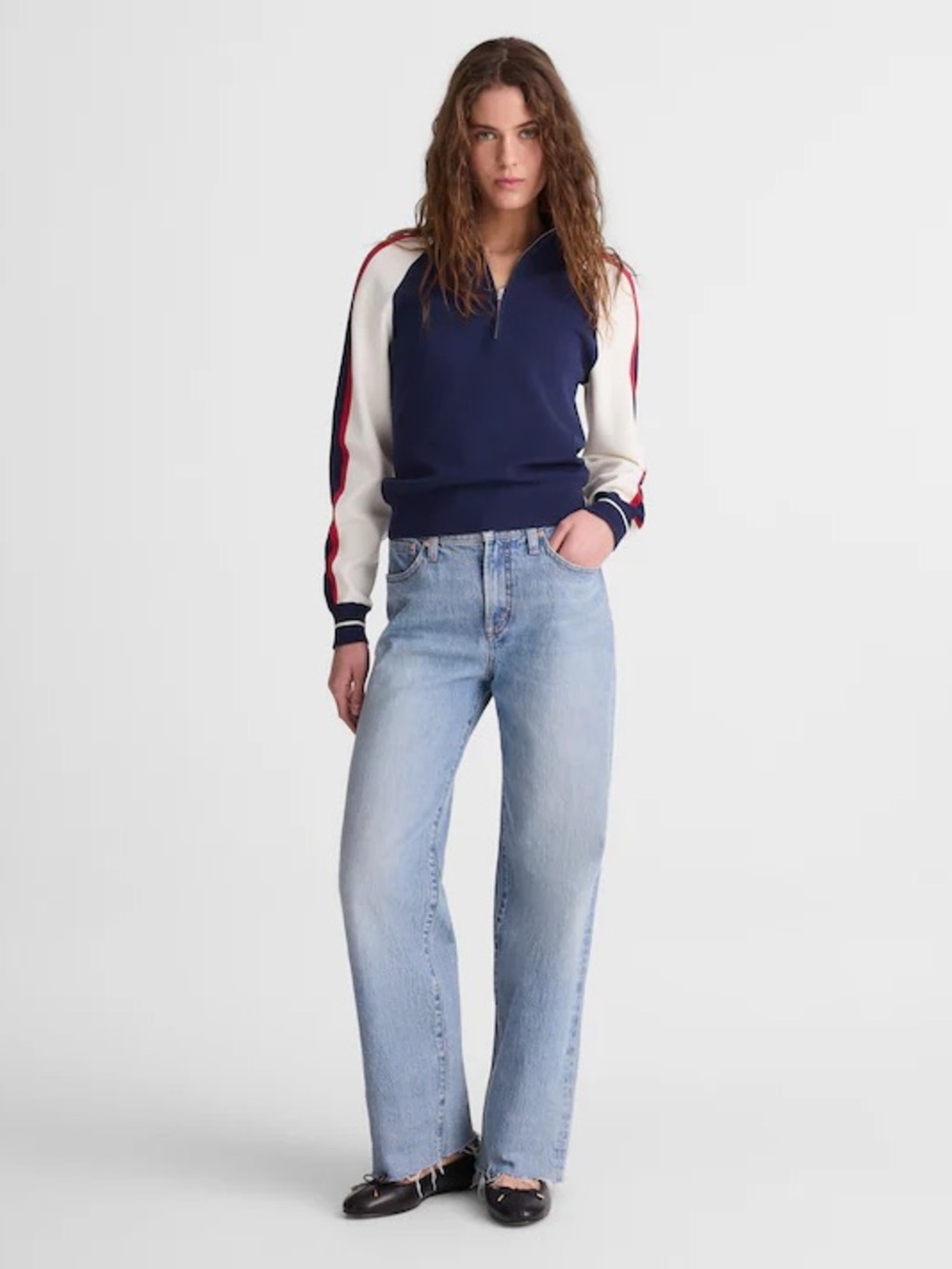 The Perfect Vintage Wide-Leg Crop Jean